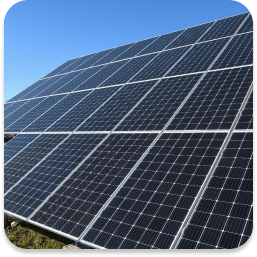 solar-panels-against-blue-sky-background-against-deep-blue-sky-suny