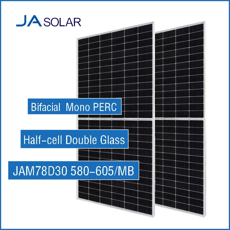 Panneau Solaire Ja Solar 590W Bifacial